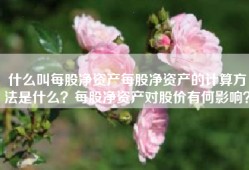 什么叫每股净资产每股净资产的计算方法是什么？每股净资产对股价有何影响？