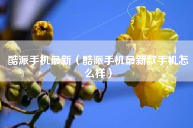 酷派手机最新（酷派手机最新款手机怎么样）