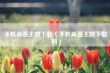 手机桌面主题下载（手机桌面主题下载网）